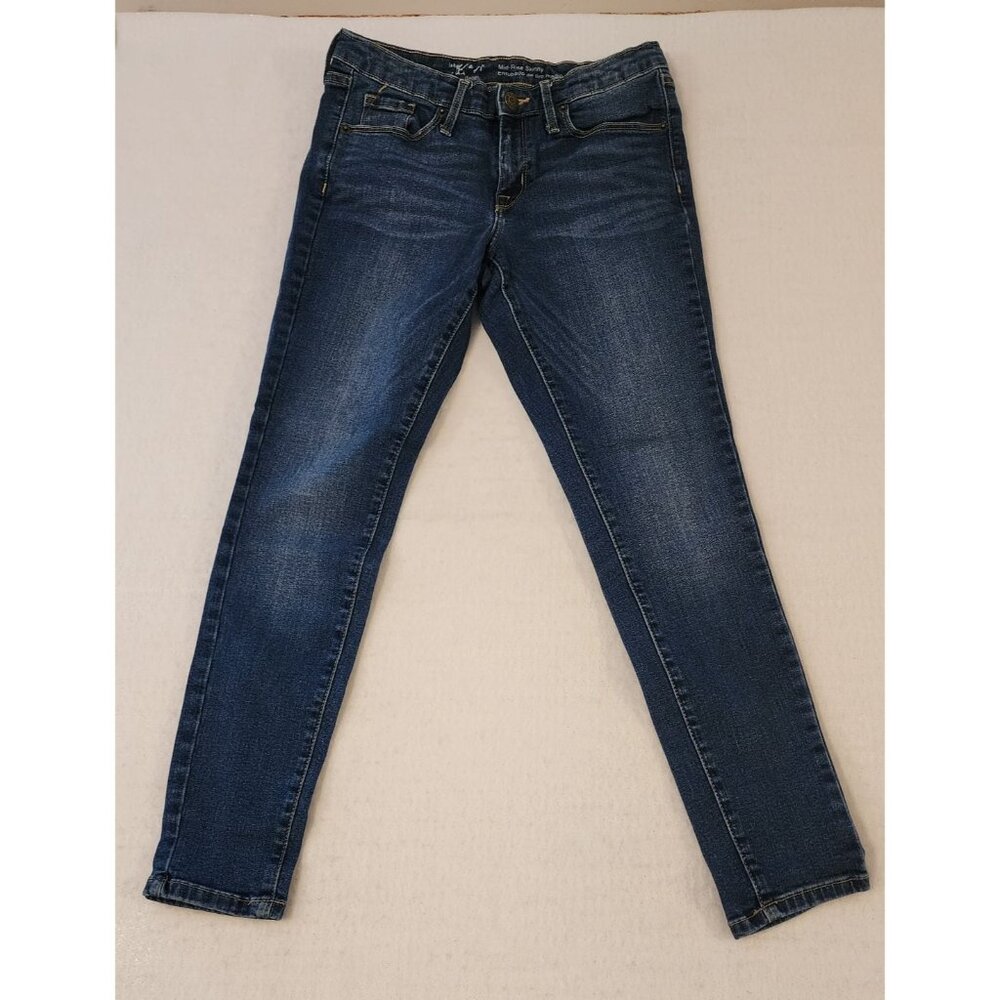 Mudd women's mid-rise skinny denim power stretch jeans 4/S 27